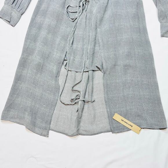 Reformation Salem Wrap Midi Dress in Aberdeen Grey XS New with Tags $248 MSRP - Picture 5 of 12
